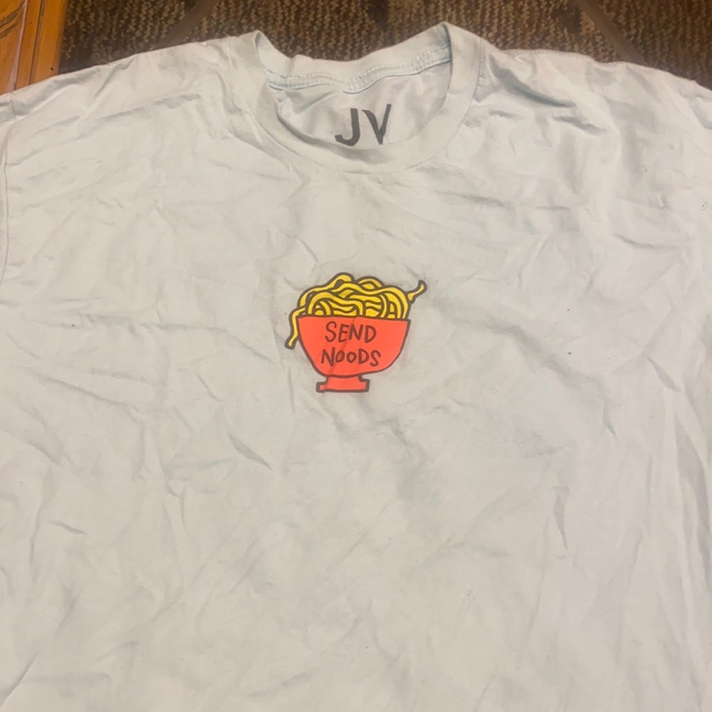 Powder baby blue “Send Noods” T-shirt